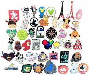 Disney-Pin-Trading-50-Assorted-Pin-Lot-Brand-NEW-Pins-No-Doubles-Tradable