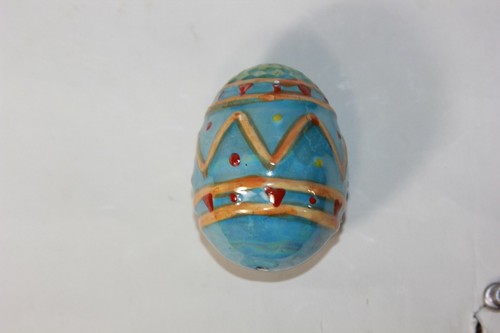 De Colección Colorida Pintada a Mano Arte Huevo de Pascua Figura Knick Knack Regalo Decoración de Primavera - Imagen 5 de 10