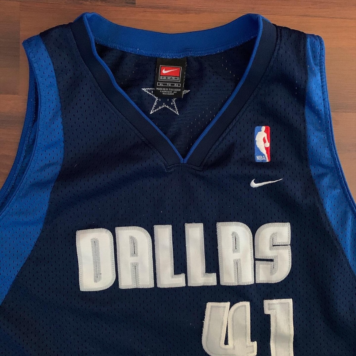 Nike DALLAS 41番 ユニフォーム サイズ52 Nike Dallas Mavericks Dirk Nowitzki #41 Jersey Kids (4