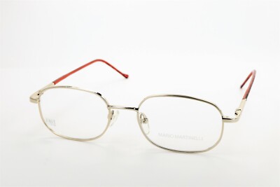 MARIO MARTINELLI CLAUDIA Gold Tortoise 50-19-140 Eyeglass Frames Flex Hinges E70