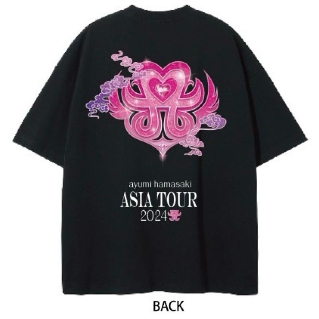 【新品未開封】milet ASIA TOUR 2024 T-shirt XL Hamasaki Ayumi With Tag Asia Tour 2024 T-Shirt Black L Size