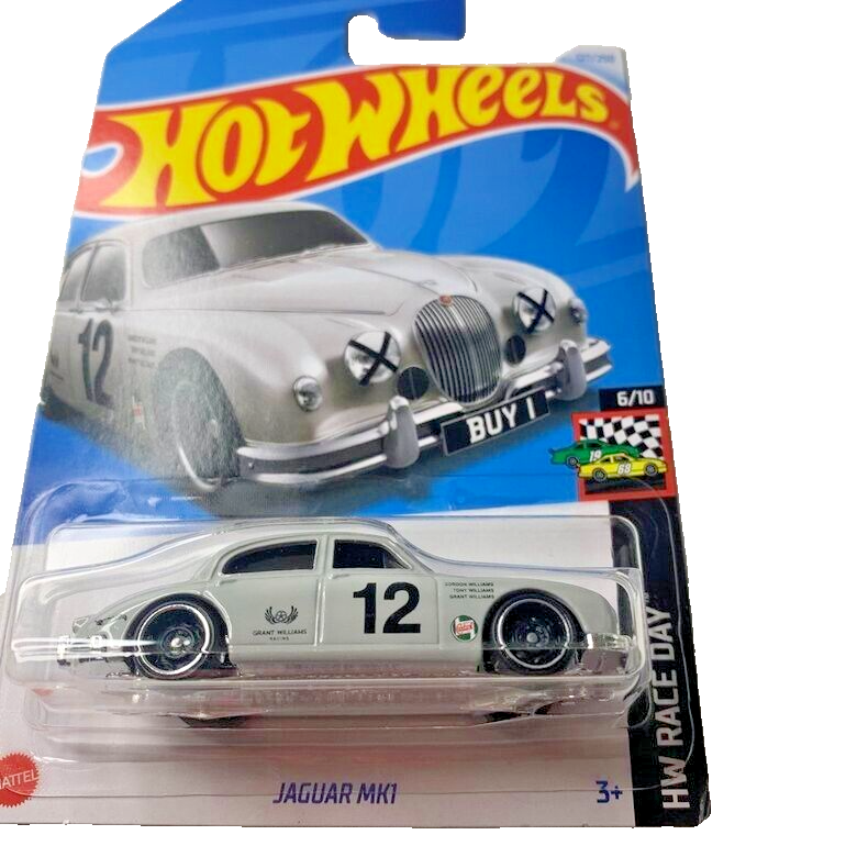 HOT WHEELS 2024 JAGUAR MK1 FRASER CAMPBELL DESIGN GRAY 127/250