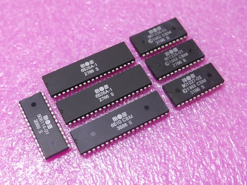 ✅ Chipset Commodore 64 MOS 6510 CPU 6526 CIA PLA ROM CHAR BASIC C64 ⭐⭐⭐⭐⭐