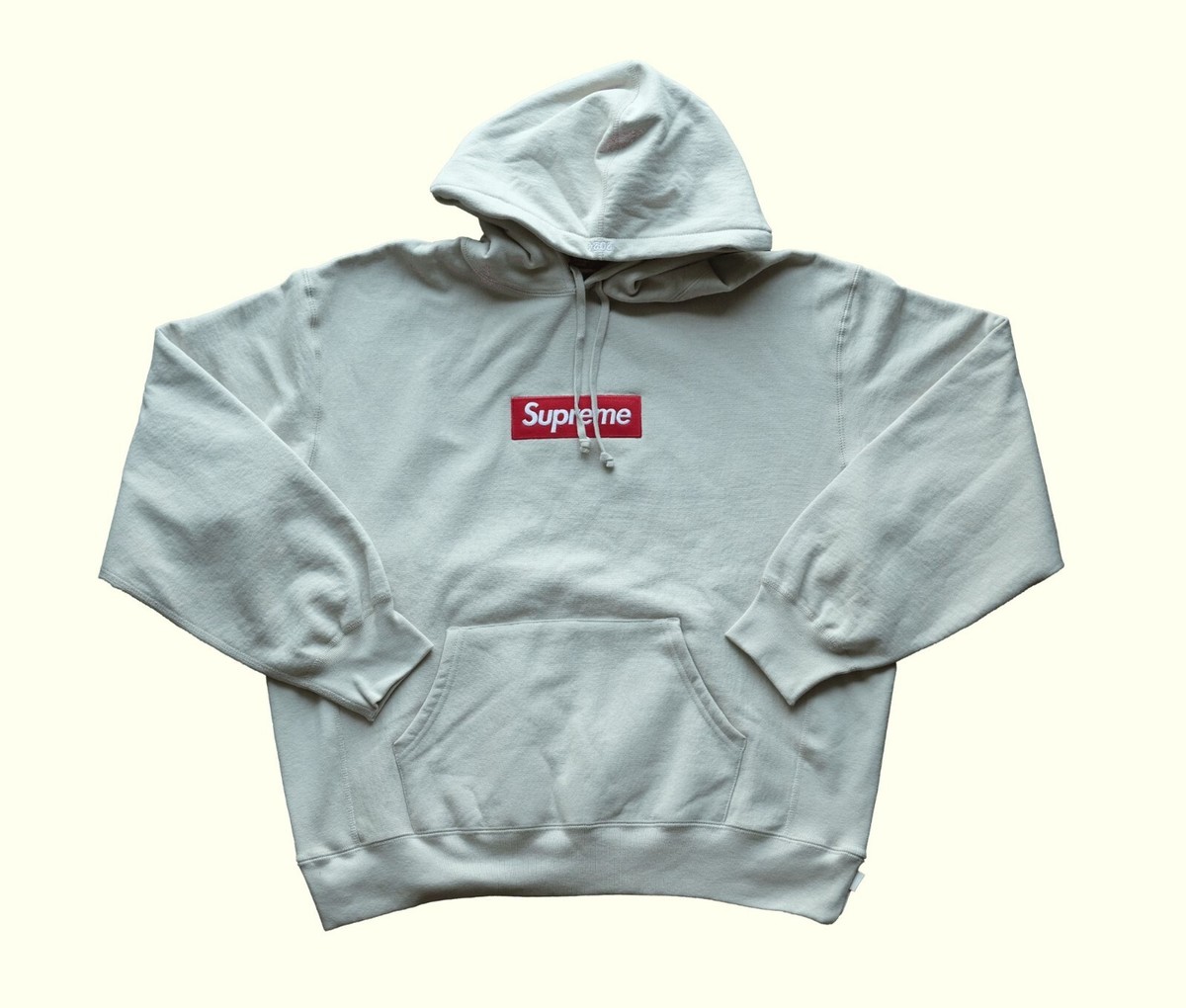NEW SUPREME HOODIE SWEATSHIRT STONE RED BOX LOGO SKATE 100% COTTON