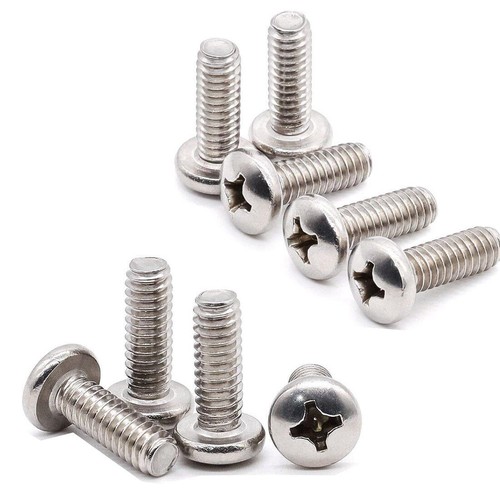 M4 M5 M6 M8 POZI PAN HEAD MASCHINENSCHRAUBEN NYLOC MUTTER UND UNTERLEGSCHEIBE A2 EDELSTAHL - Bild 7 von 7