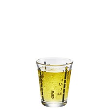 Mini Messbecher MESSI 40Ml Cocktail Bar Glas klein hitzebeständig Transparent