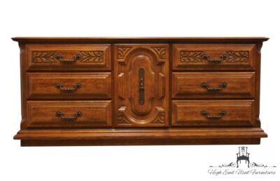 SUMTER CABINET Solid Oak Italian Mediterranean Style 74