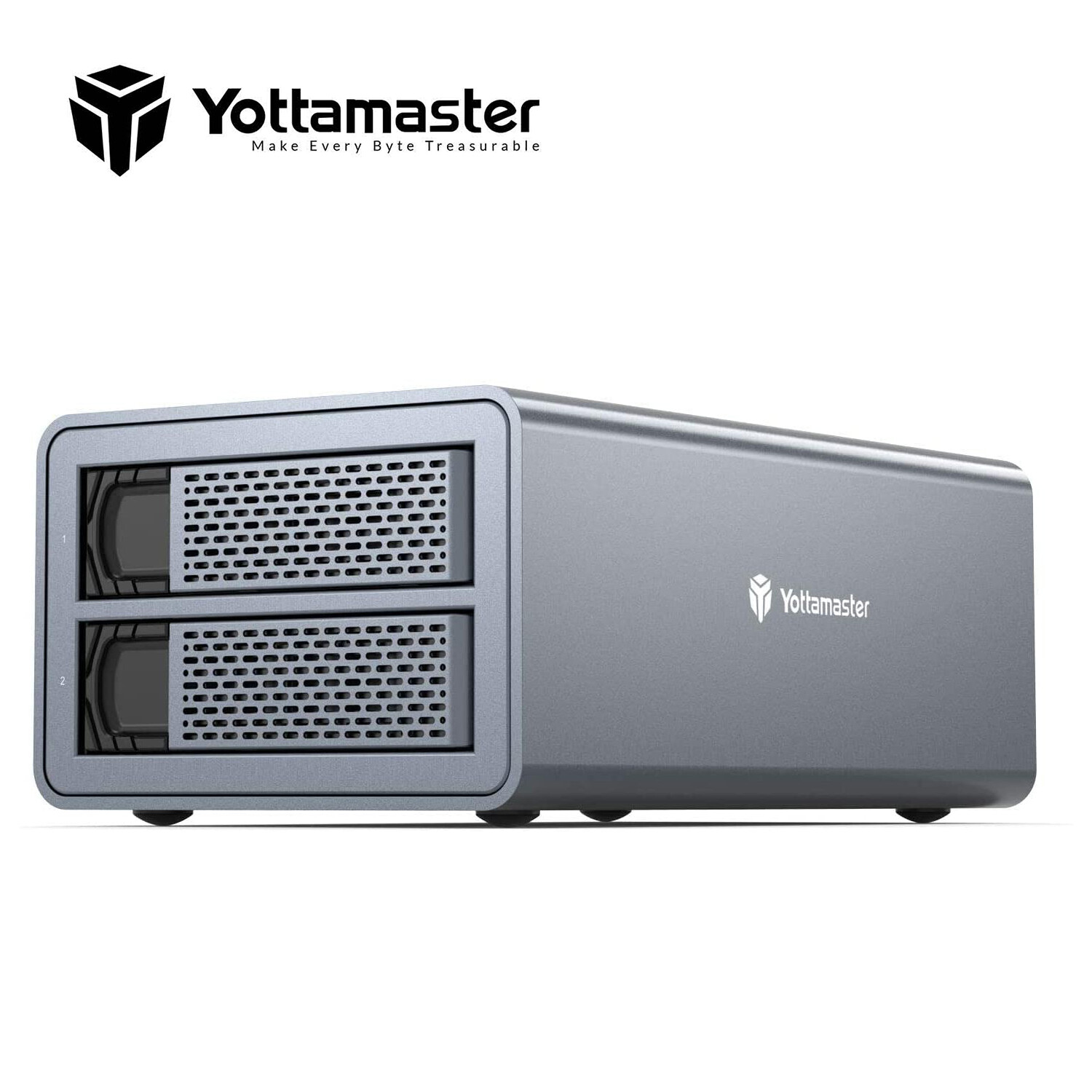 Yottamaster 2 Bay 3.0 Hard Drive Enclosure For 2.5&#034;/3.5&#034; SATA HDD SSD | eBay