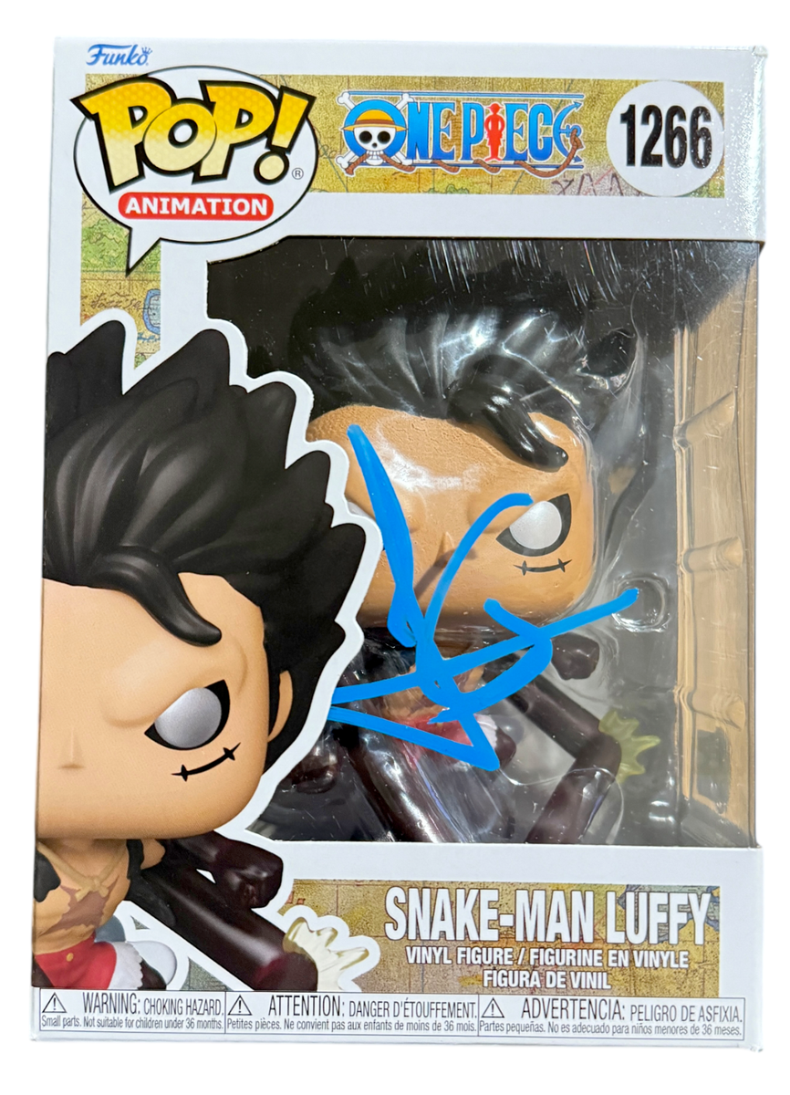 Iñaki Godoy Signed One Piece Snake Man Luffy Funko Pop Autograph