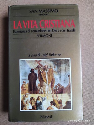 St. Maximus Bischof DAS CHRISTLICHE LEBEN Predigten Piemme 1^ Aufl. 1989 RAR!