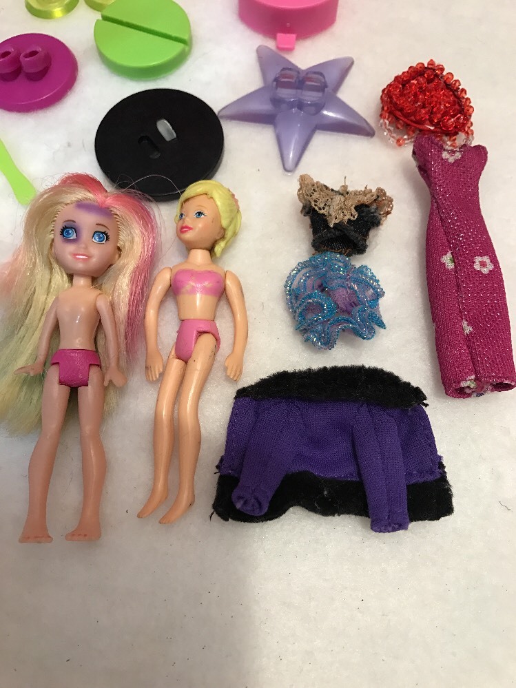 Polly Pocket Doll Polly World Music Stage Light Sound Play set Mix