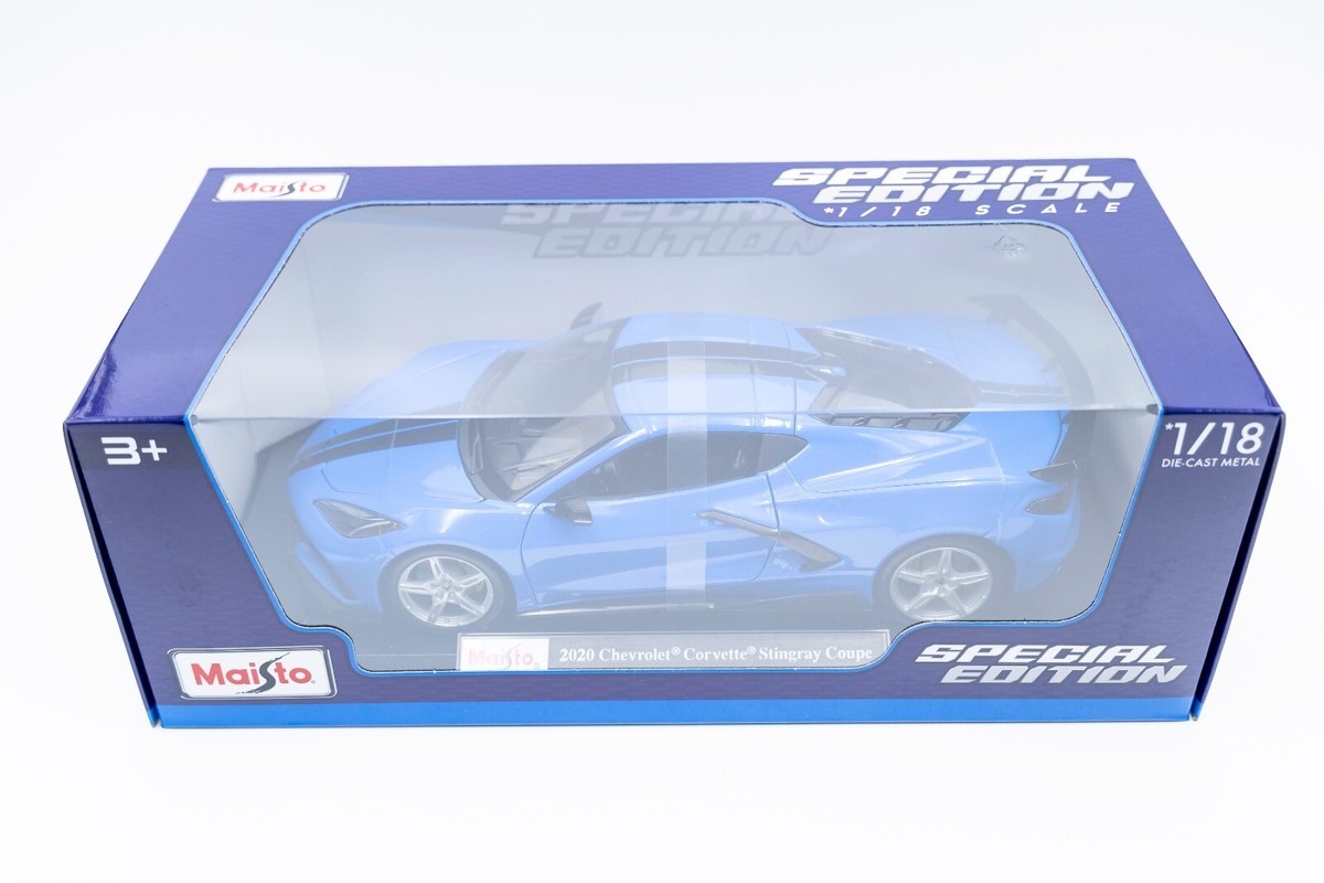 Maisto 1:18 - 2020 Chevrolet Corvette Stingray Coupe - Blue | eBay