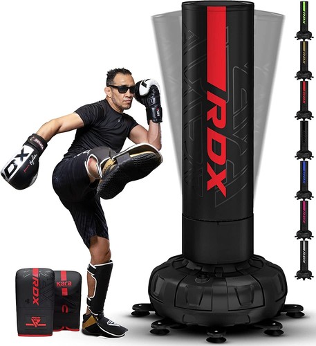 RDX Freestanding Punching Bag with Glove Heavy Pedestal Kickboxing MMA Punch Bag - Picture 18 of 69