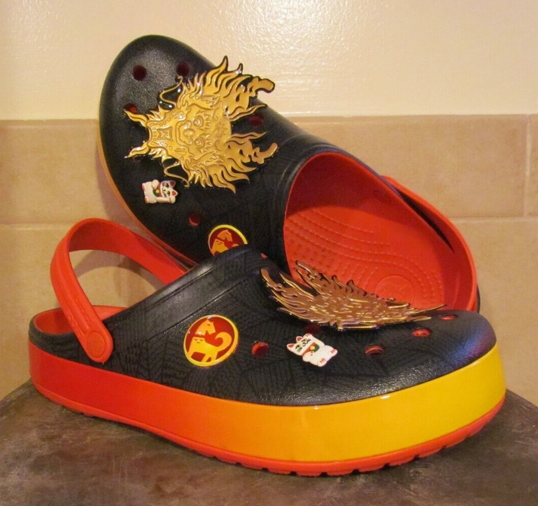 Crocs Year of the Dog Crocband m10 w12 w Vivienne Tam Year of the