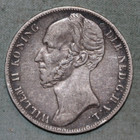 New ListingNetherlands 1848 ~ .945 Silver Gulden ~ Willem Ii