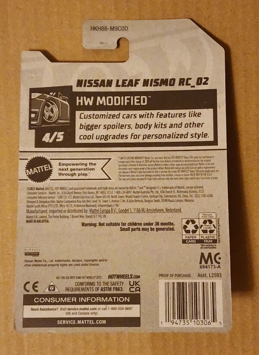 2023 Hot Wheels Nissan Leaf Nismo RC_02 (Red) HW Modified 4 2023 Hot Wheels Nissan Leaf Nismo RC_02 (Red) HW Modified 4