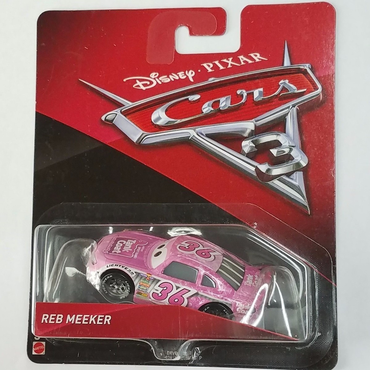CARS 3 - REB MEEKER racer TANK COAT TEAM - Mattel Disney CARS 3 - REB MEEKER racer TANK COAT TEAM - Mattel Disney