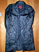 Women's Marc Mattis Full Leather Coat Medium, 36 Waist, 42 Length, 24 Arms,