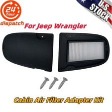 For Jeep Wrangler TJ/LJ 2000-06 Cabin Filter Adapter w/Air Filter&Splash Guard