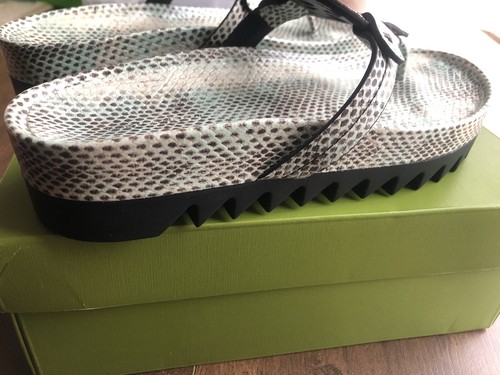 Sandali in pelle nuovi Tory Burch Miller Cloud Lug taglia 7 - Foto 8 di 12