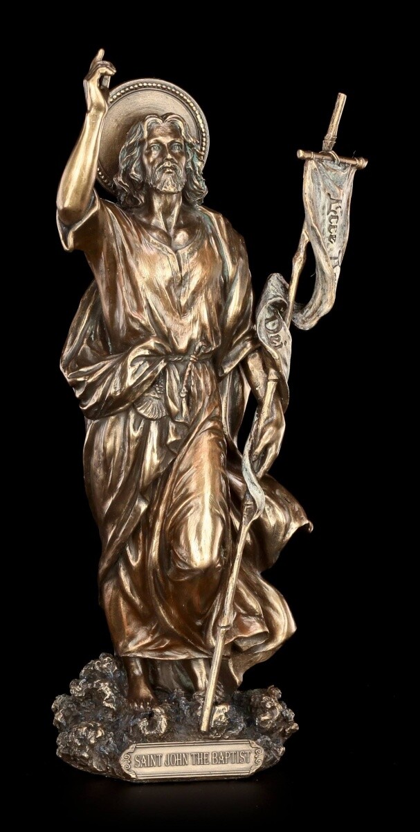 Saint Figurine - John the Baptist - Deco Christian Religious Veronese