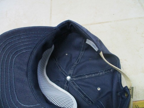 Conoco Natural Gas Products Navy Blue Strapback Park Ave Trucker Hat Baseball - Picture 3 of 3
