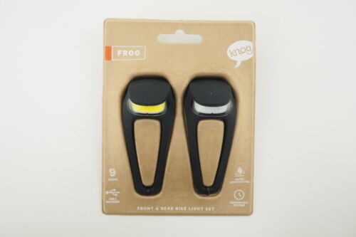 NEW! Knog Frog Front and Rear Bike Lights Set USB-C Rechargeable  - Picture 1 of 3