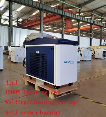 4 IN 1 1500W Laser Welding Machine Cleaning Cutting Rust Paint Removing Welder