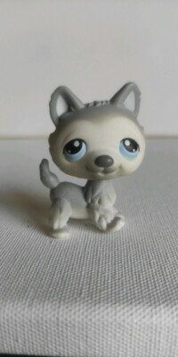 My Littlest Petshop Pet Shop LPS chien husky Sans # Ou 70 dog # geektradelpschien