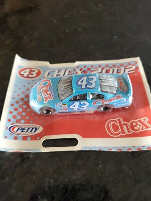 Chex 2002 Richard Petty Number 43 Race Car Mint In Package Blue