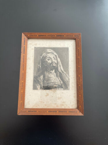 Rare 18th Century Orientalist Wash Style Engraving Certificate of Expertise - Picture 1 of 8