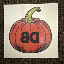 DUTCH Bros TATTOO Drop HALLOWEEN 2024 COLLECTIBLE Pumpkin DB NEW