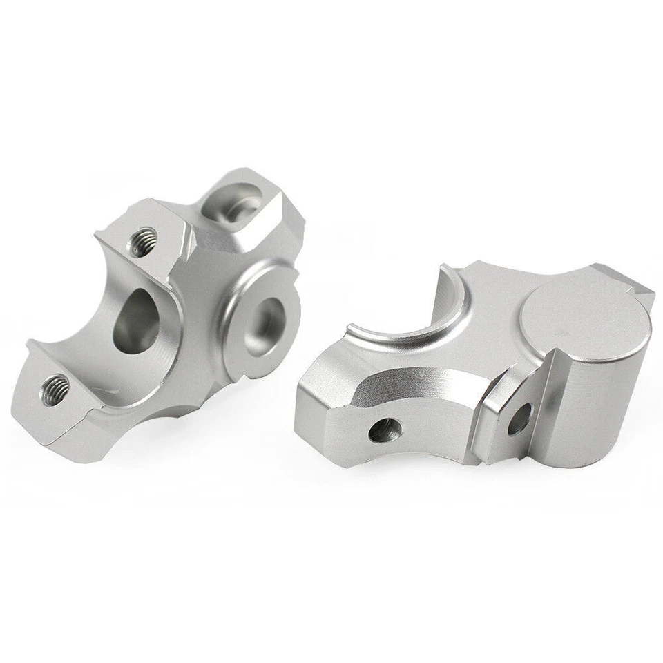 Manillar plateado abrazadera de montaje elevador manillar para Yamaha MT-09 FZ-09 XSR900 Foto 2 de 4