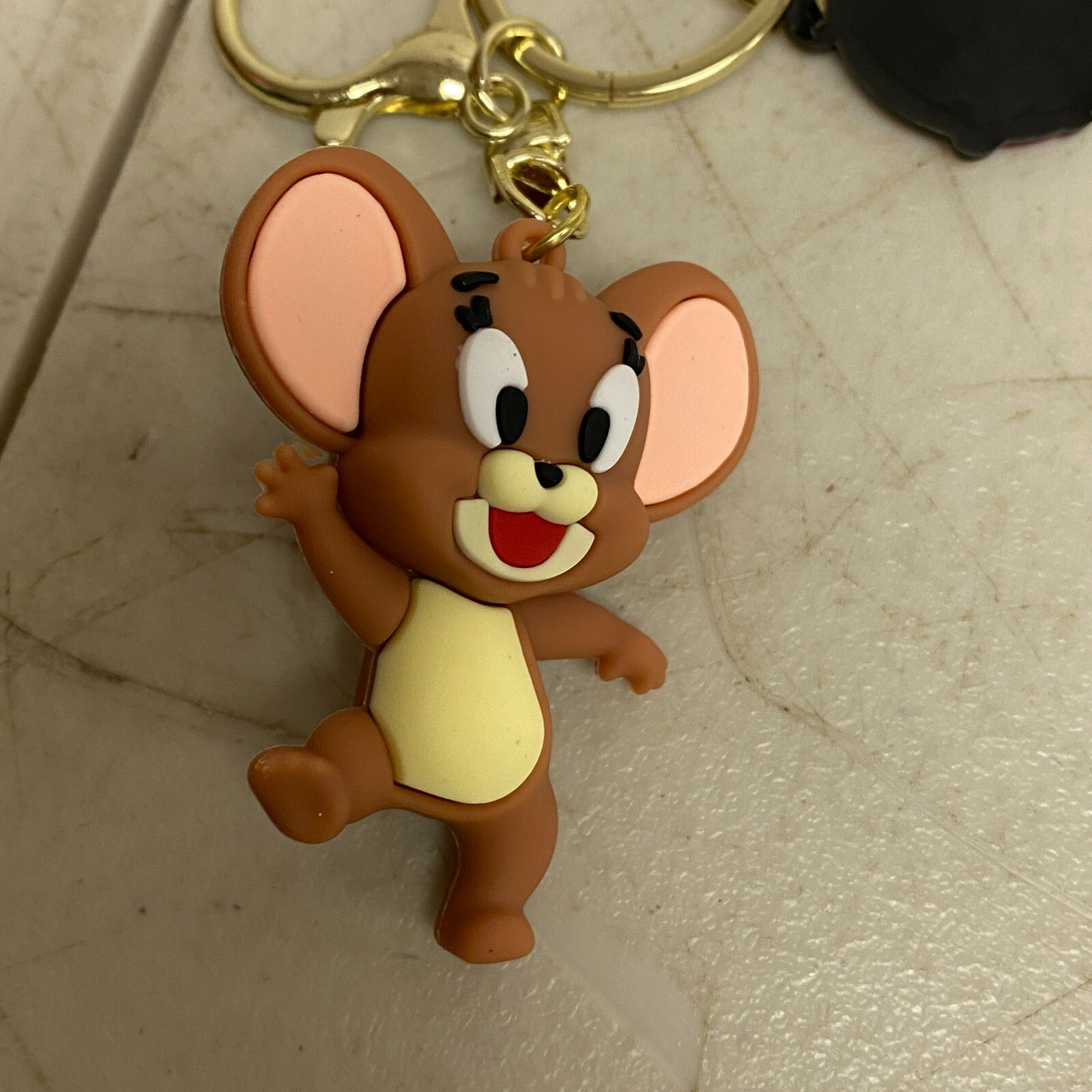 Jerry Keychain Tom and Jerry Jerry Silicone 3D Keychain Cartoon Charm Assorted Colors ...