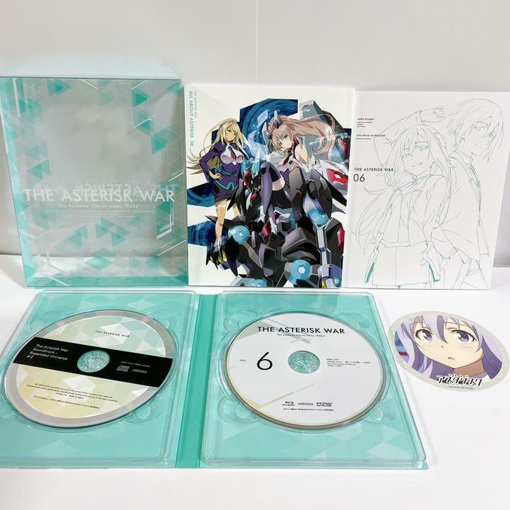 Gakusen Toshi The Asterisk War Vol.6 Limited Edition Blu-ray CD