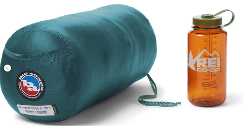 Big Agnes Women's Sidewinder Camp 20 DownTek FireLine Eco Sleeping Bag, Regular - Picture 4 of 9