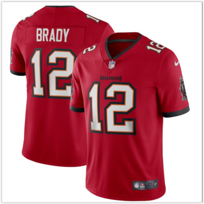 ウェア NFL official Jersey Tampa Bay Buccaneers NWT TOM BRADY Tampa Bay RED Buccaneers NFL Nike Vapor Limited TB12