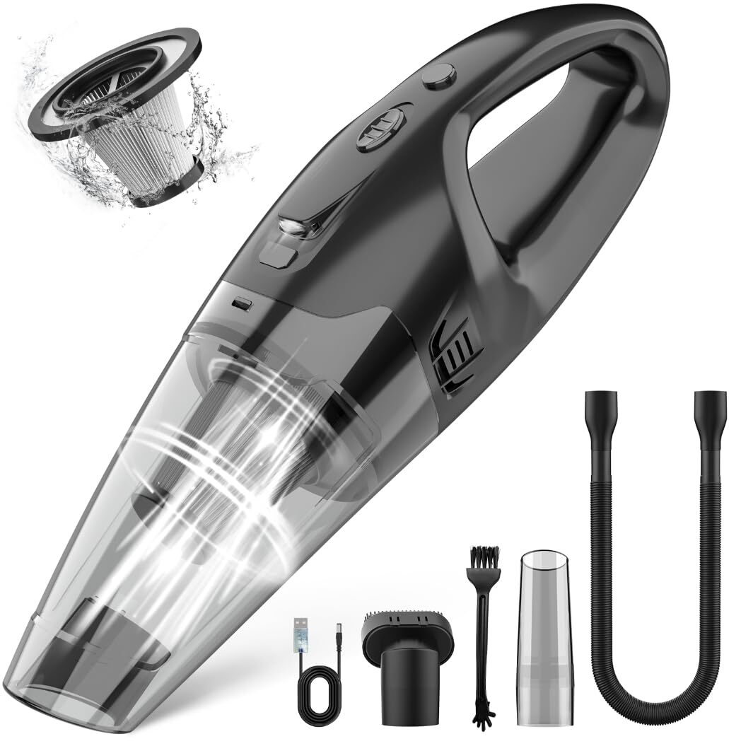 Handheld Vacuum Cordless Rechargeable, Dust Busters Cordless Rechargeable wit...-image