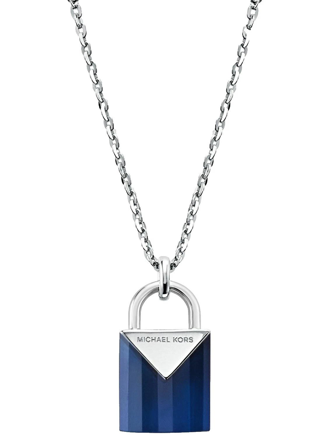 Moda Plateado Plata Michael Kors Collares y Colgantes