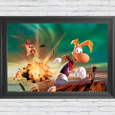 Rayman 2 Logoless Cover Art Poster 12''x18'' Sega Dreamcast