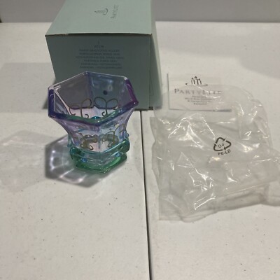 Party Lite Mardi Gras Votive Cup/Holder P7279 