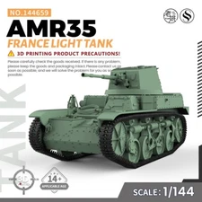 SSMODEL SS144659 1/144 Military Model Kit France AMR35 Light Tank