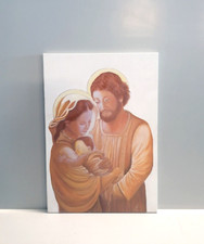 Quadro, Sacra Famiglia, Arte Sacra, Religioso, Dipinto a Mano, 40 x 28
