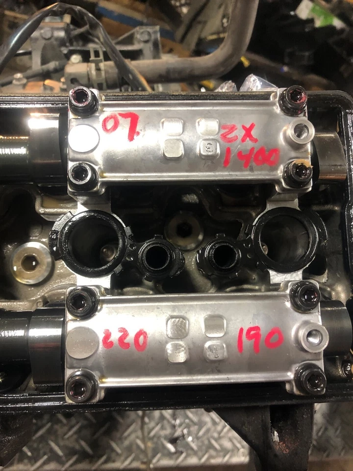 07 Kawasaki ZX 14 ZX14 ZX1400 Ninja engine motor Foto 4 de 4