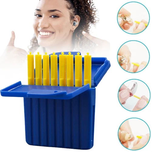 6Pack/48PCS For Starkey Hear Clear Hearing Aid Wax Guards Filters Replacement