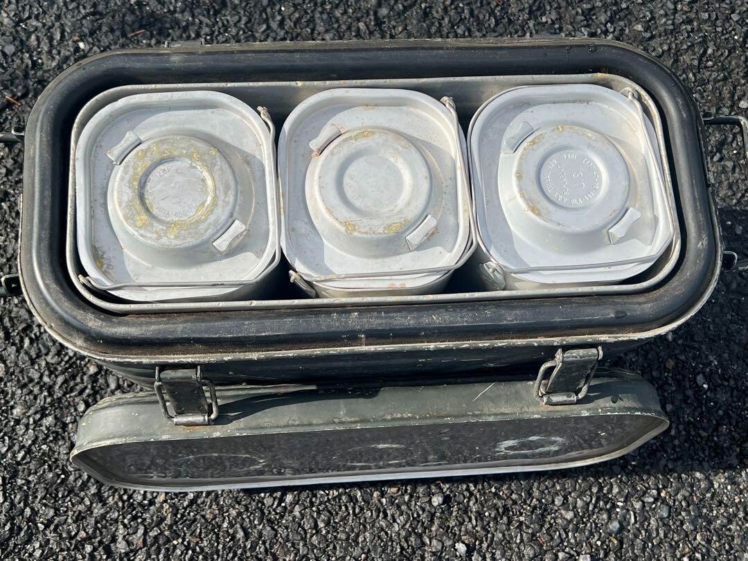 実物米軍　ベトナム戦争レトロ　USフードコンテナ　クーラーボックス Real US Army Vietnam War Retro US Food Container Cooler Box