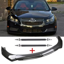 For Chevrolet Cruze 2010-2019 Carbon Style Front Bumper Lipstrut Rods For Chevrolet Cruze 2010-2019 Carbon Style Front Bumper Lipstrut Rods
