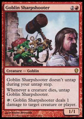 MTG Magic the Gathering Goblin Sharpshooter (111/357) Commander 2013 LP