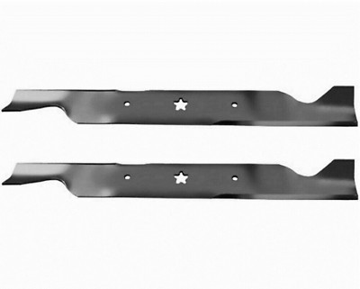 Mulching Blades For 46 Inch Deck Lawn Mower Craftsman Poulan Pro Husqvarna 2 Pcs