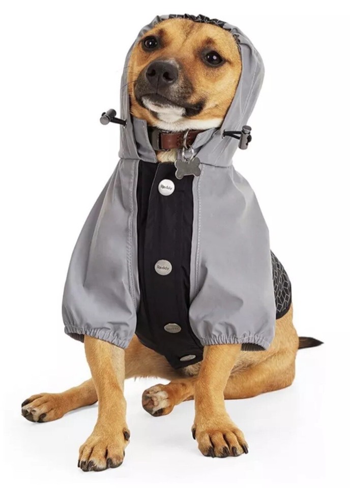 New Reddy Dog Raincoat Jacket Reflective Panels Sizes Medium & XLarge